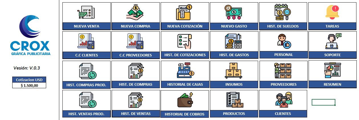 Sistema para Gráfica
